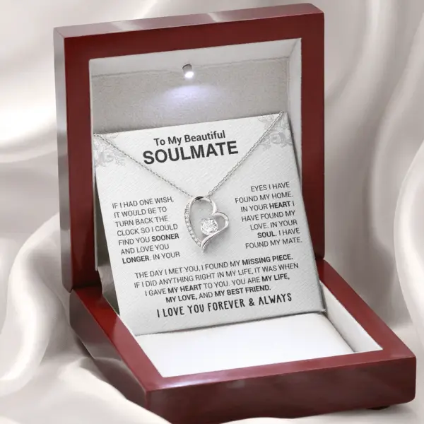 To My Beautiful Soulmate Necklace